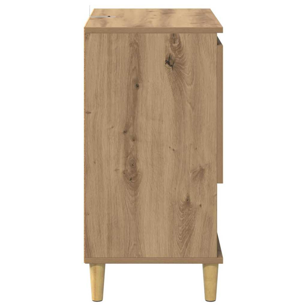 Produktbild för Skåp 2 pcs Artisan Ek 60 x 35 x 70 cm Konstruerat trä