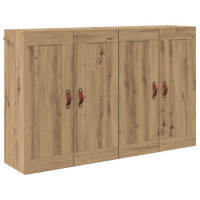 Produktbild för Väggmonterat skåp 2 pcs Artisan Ek 69,5 x 34 x 90 cm