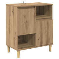 Produktbild för Skåp 3 pcs Artisan Ek 60 x 35 x 70 cm Konstruerat trä
