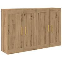 Produktbild för Väggmonterat skåp 2 pcs Artisan Ek 69,5 x 34 x 90 cm