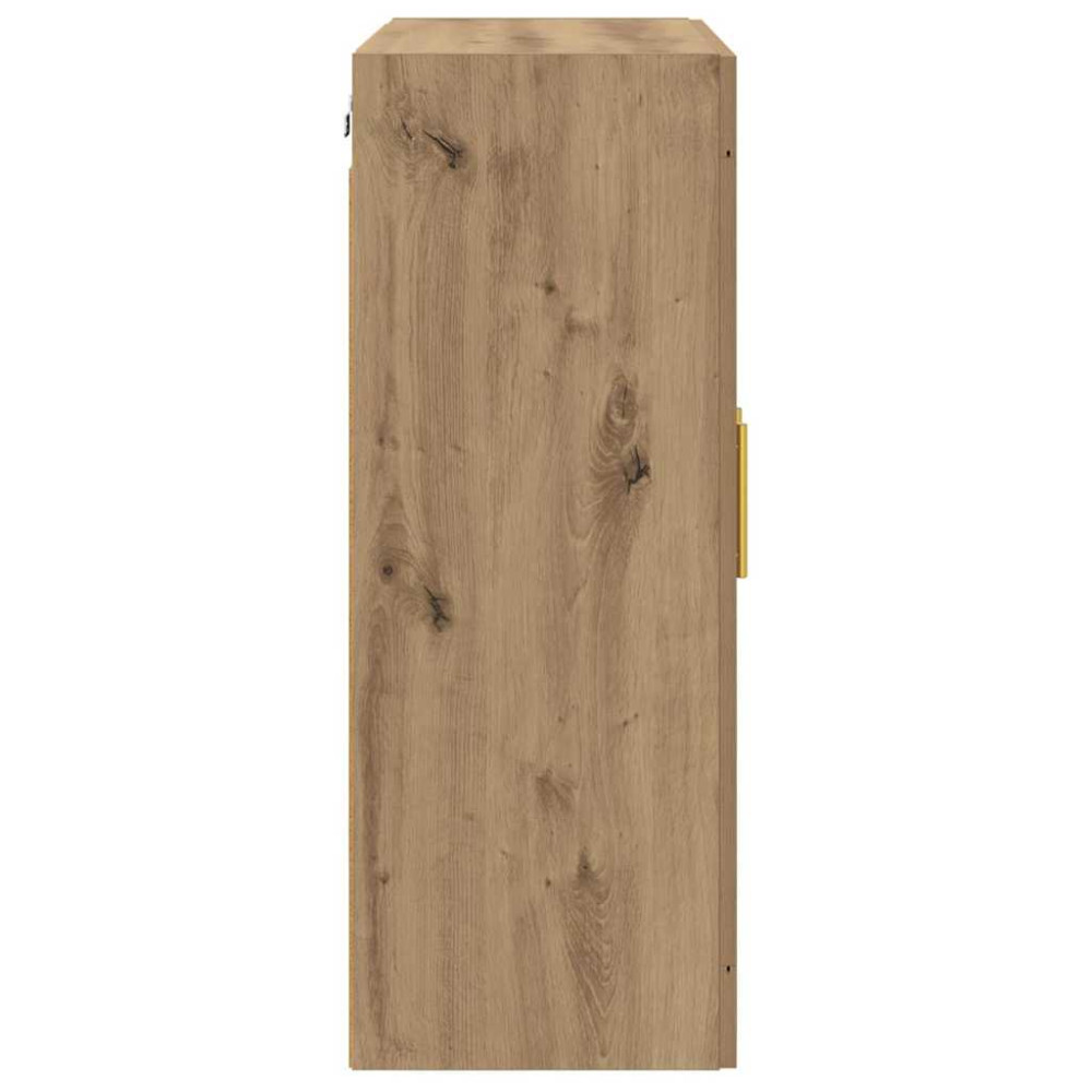 Produktbild för Väggmonterat skåp 2 pcs Artisan Ek 69,5 x 34 x 90 cm