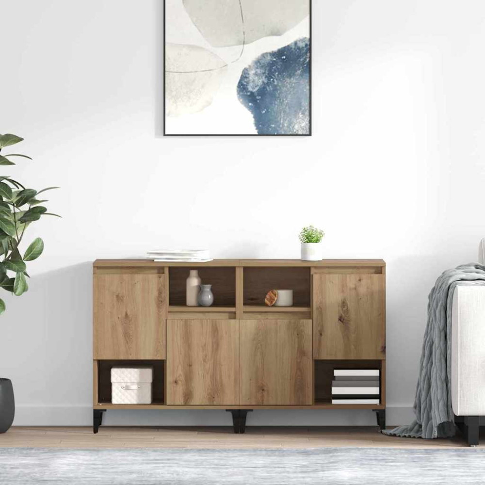 Produktbild för Skåp 2 pcs Artisan Ek 60 x 35 x 70 cm Konstruerat trä