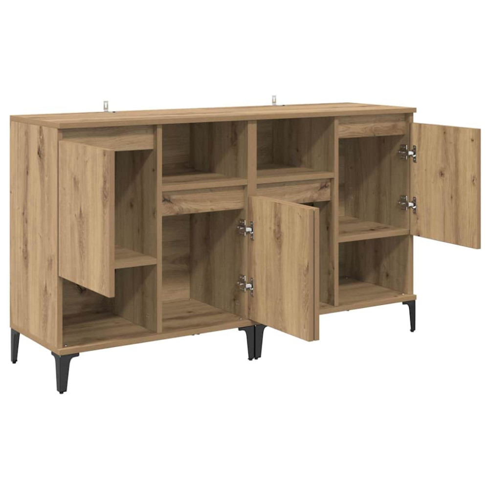 Produktbild för Skåp 2 pcs Artisan Ek 60 x 35 x 70 cm Konstruerat trä