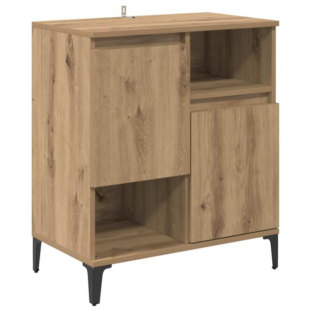 Produktbild för Skåp 2 pcs Artisan Ek 60 x 35 x 70 cm Konstruerat trä