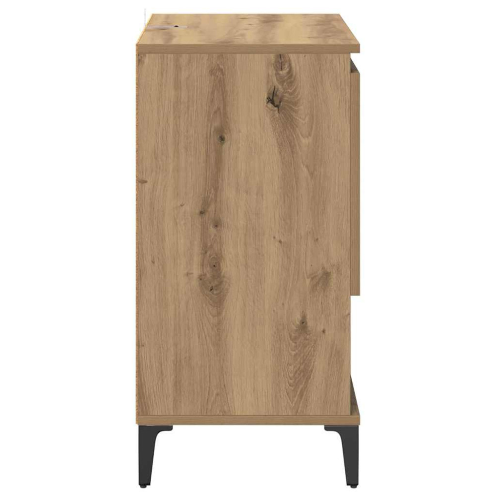 Produktbild för Skåp 2 pcs Artisan Ek 60 x 35 x 70 cm Konstruerat trä