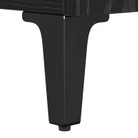 Produktbild för Skåp 3 pcs Svart Ek 60 x 35 x 70 cm Konstruerat trä