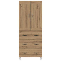 Produktbild för Skåp med låda Artisan Ek 69,5 x 34 x 180 cm Konstruerat trä