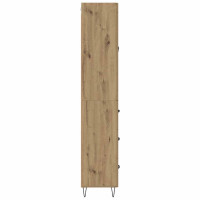Produktbild för Skåp med låda Artisan Ek 69,5 x 34 x 180 cm Konstruerat trä
