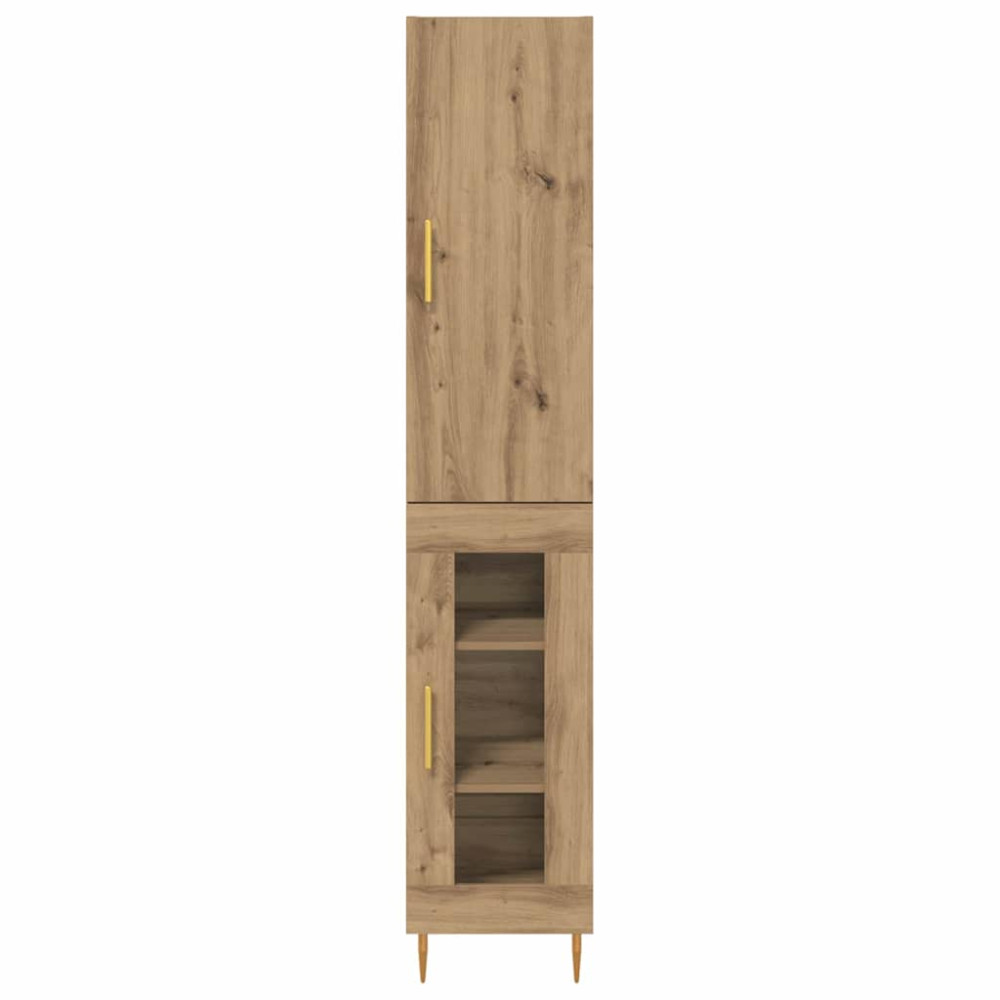 Produktbild för Skåp 2 pcs Artisan Ek Konstruerat trä