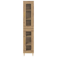 Produktbild för Skåp 2 pcs Artisan Ek Glas