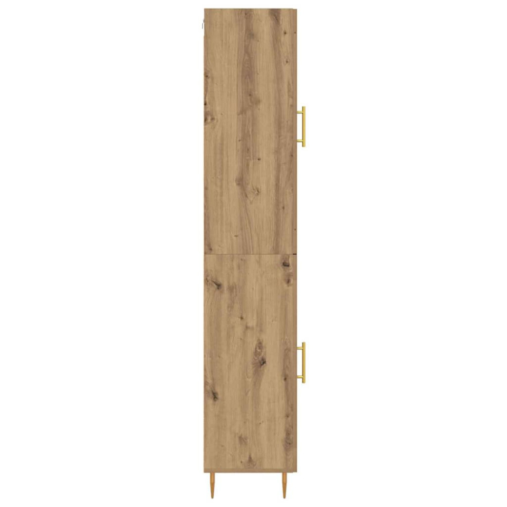 Produktbild för Skåp 2 pcs Artisan Ek Glas
