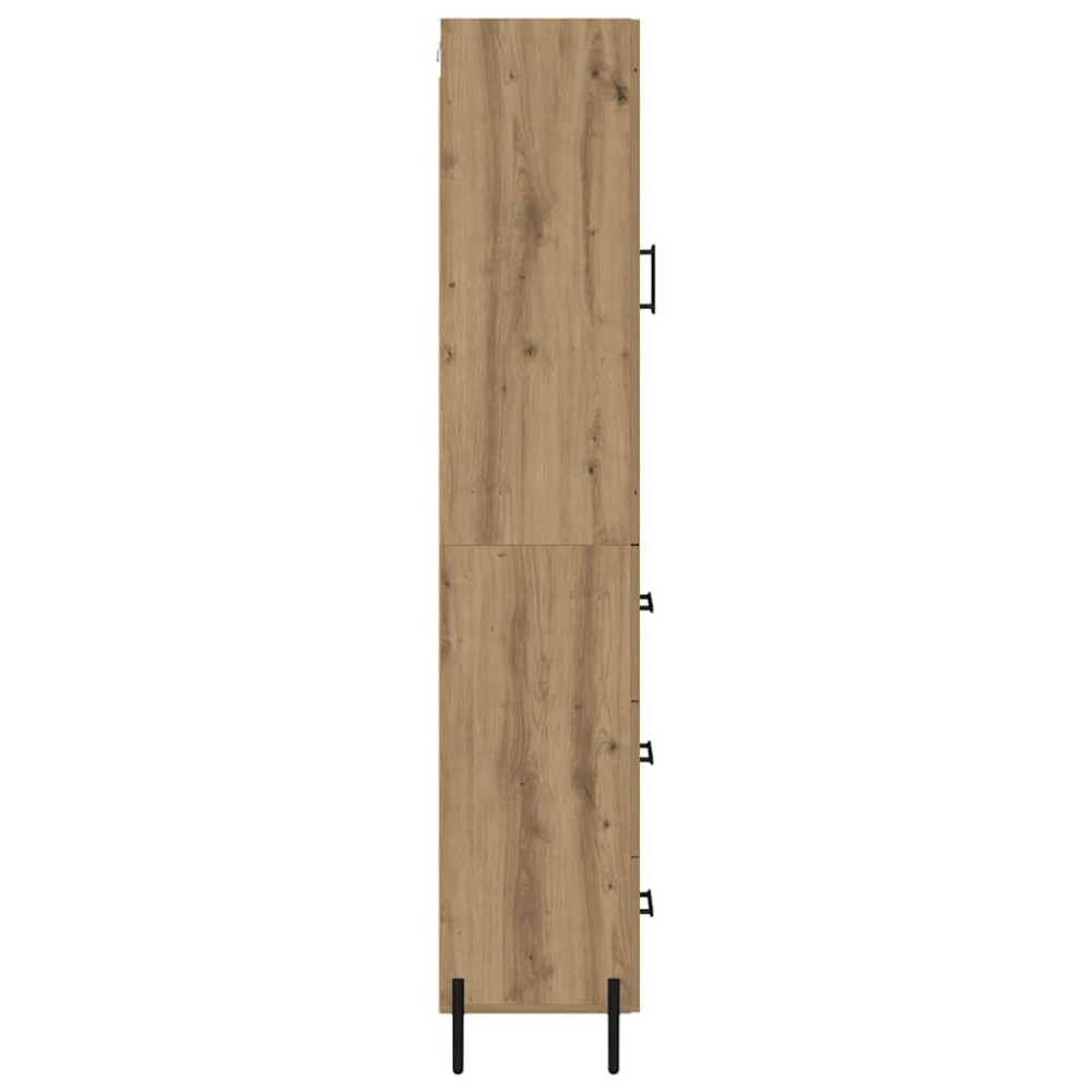Produktbild för Skåp med låda Artisan Ek 34,5 x 34 x 180 cm Konstruerat trä