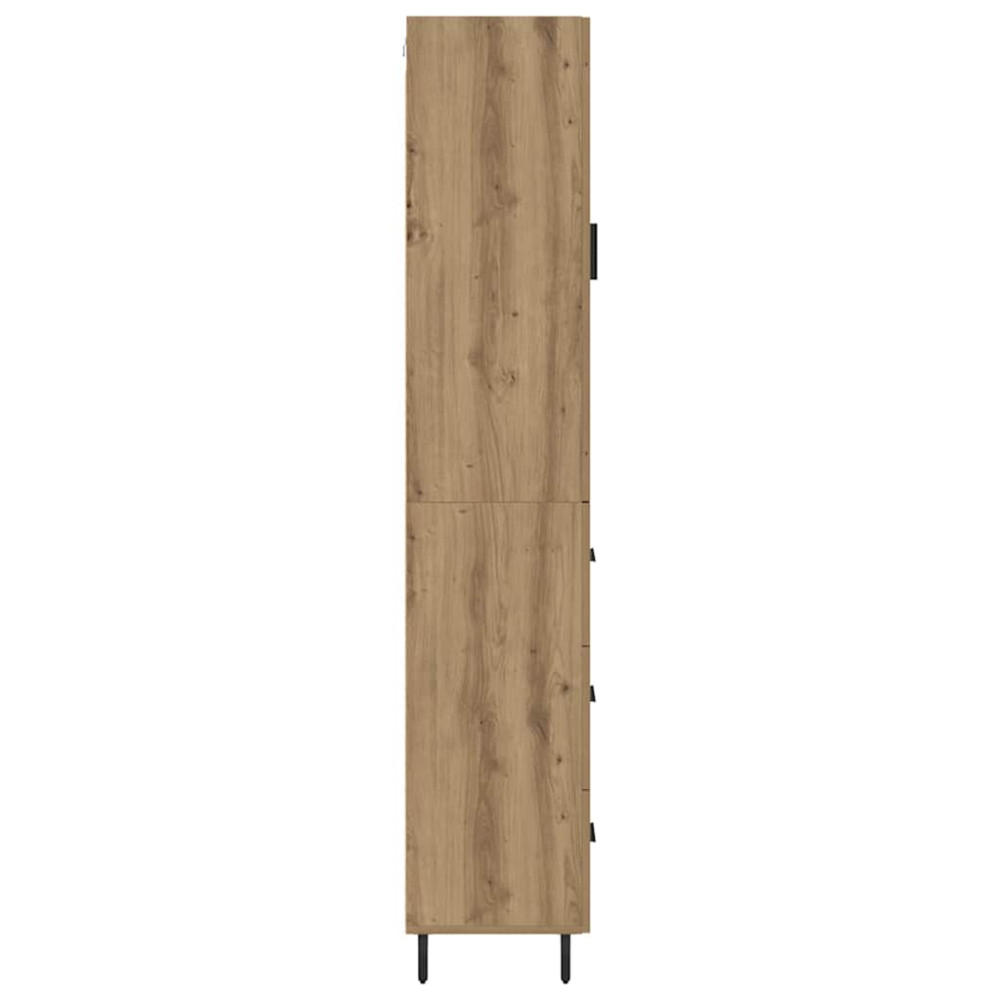 Produktbild för Skåp med låda Artisan Ek 34,5 x 34 x 180 cm Konstruerat trä