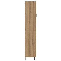 Produktbild för Skåp med låda Artisan Ek 34,5 x 34 x 180 cm Konstruerat trä