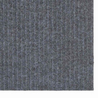 Produktbild för Matta-runner Ljusgrå 100 x 100 cm tyg