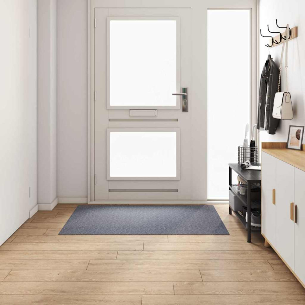 Produktbild för Matta-runner Ljusgrå 100 x 150 cm tyg