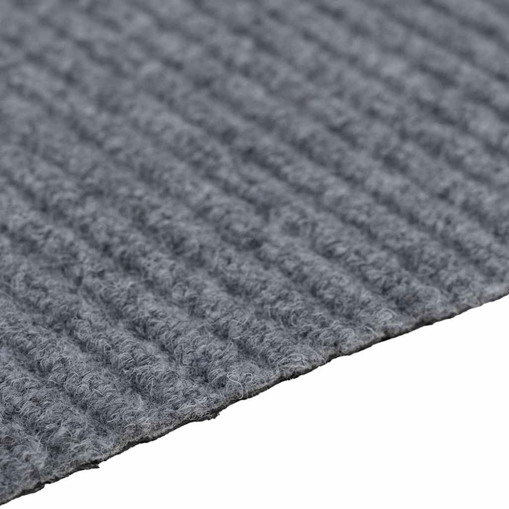 Produktbild för Matta-runner Ljusgrå 100 x 150 cm tyg
