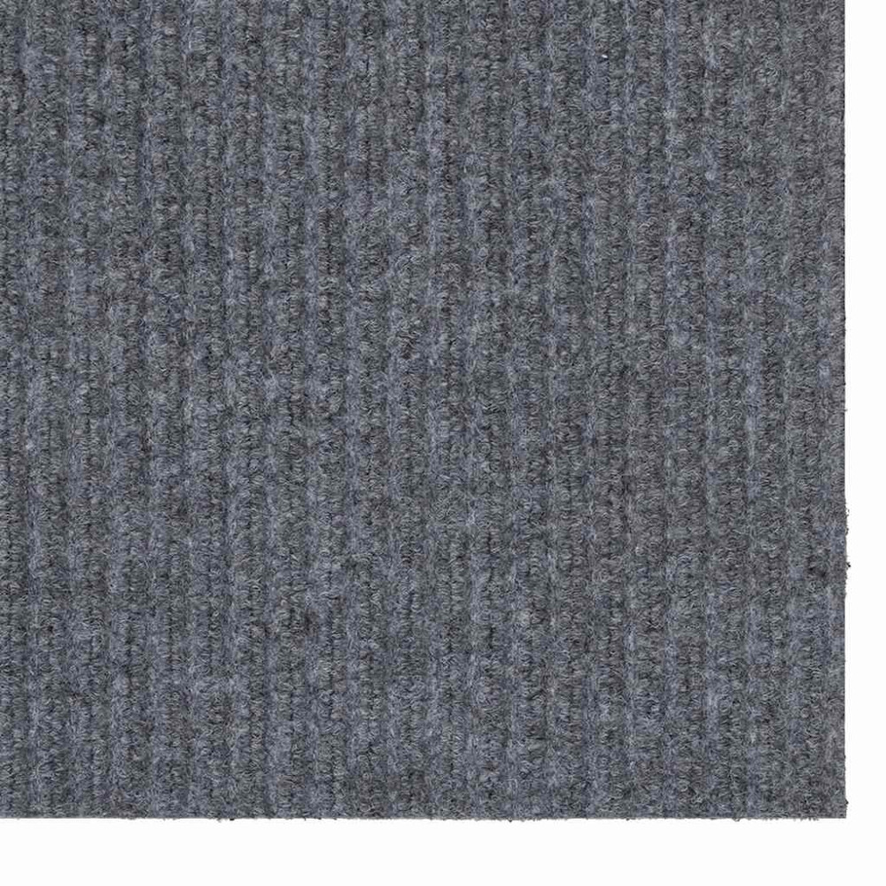 Produktbild för Matta-runner Ljusgrå 100 x 200 cm tyg