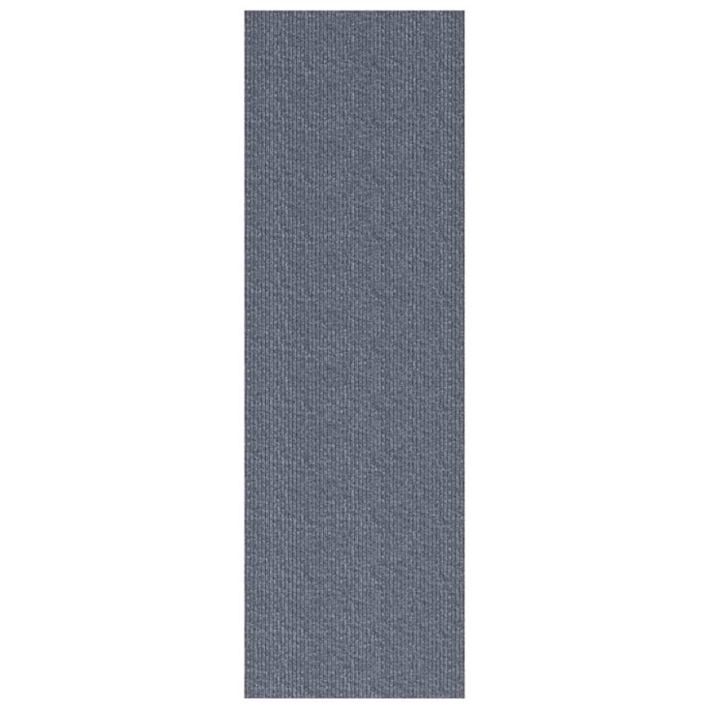 Produktbild för Matta-runner Ljusgrå 100 x 250 cm tyg