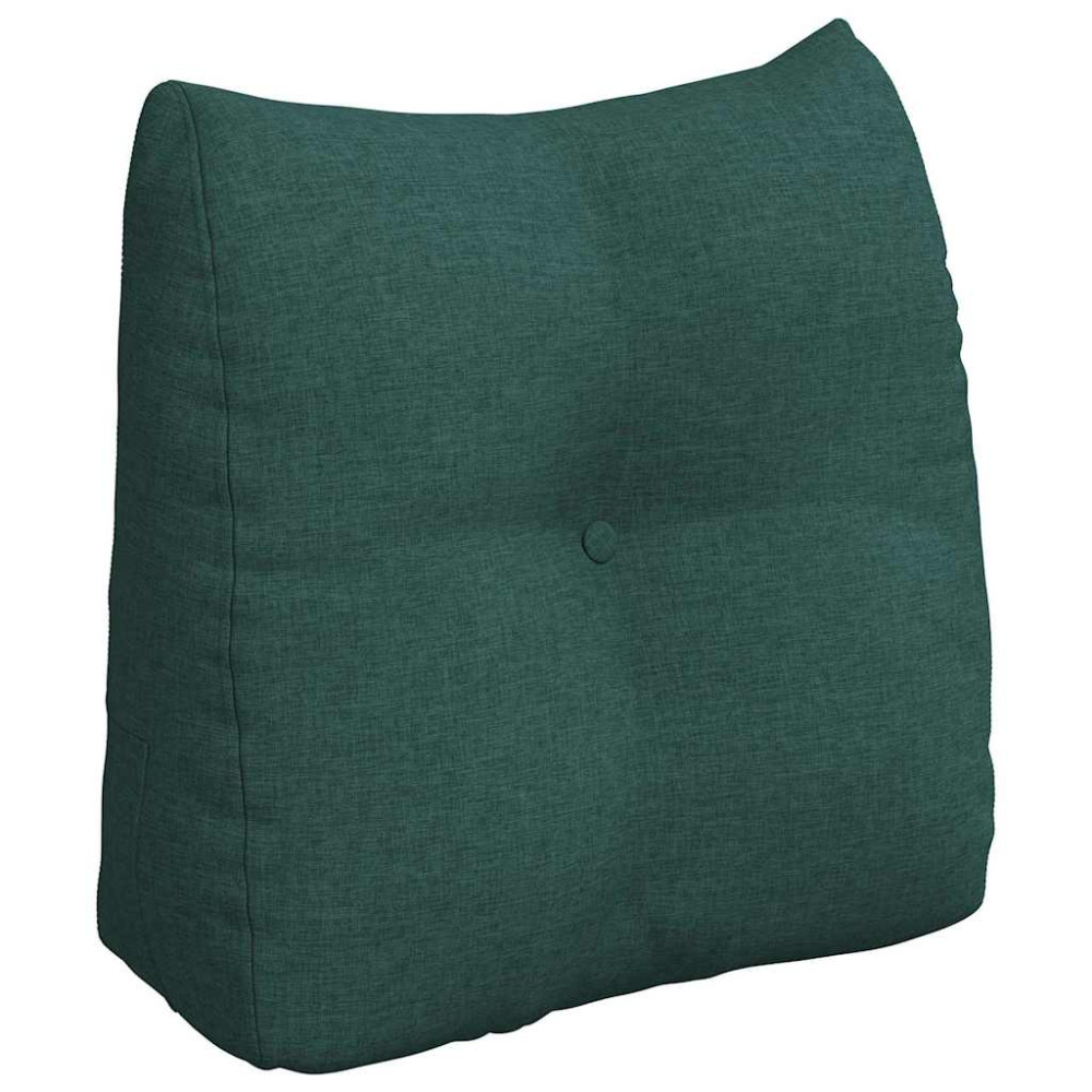 Produktbild för Ryggkudde Mörkgrön 45 x 24 x 50 cm tyg