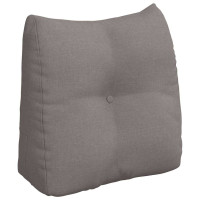 Produktbild för Ryggkudde Taupe 45 x 24 x 50 cm tyg