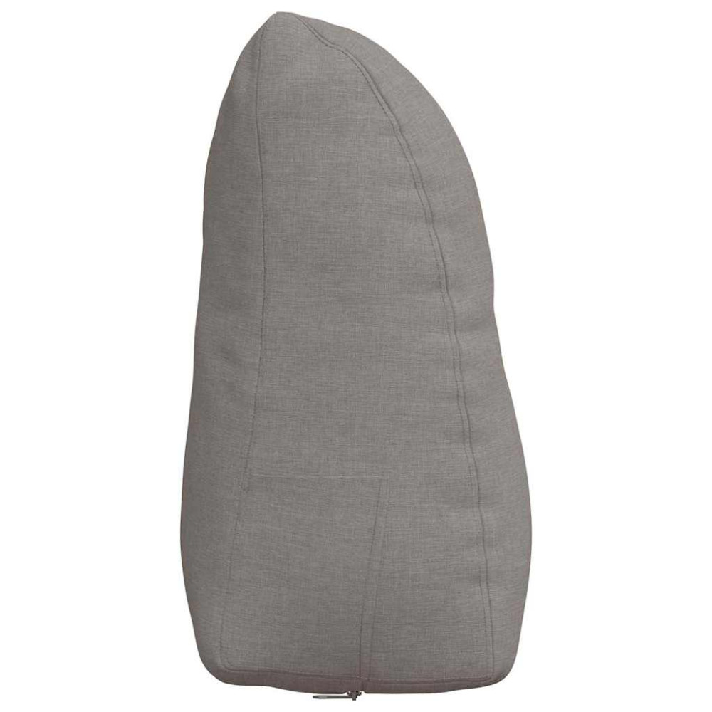Produktbild för Ryggkudde Taupe 45 x 24 x 50 cm tyg