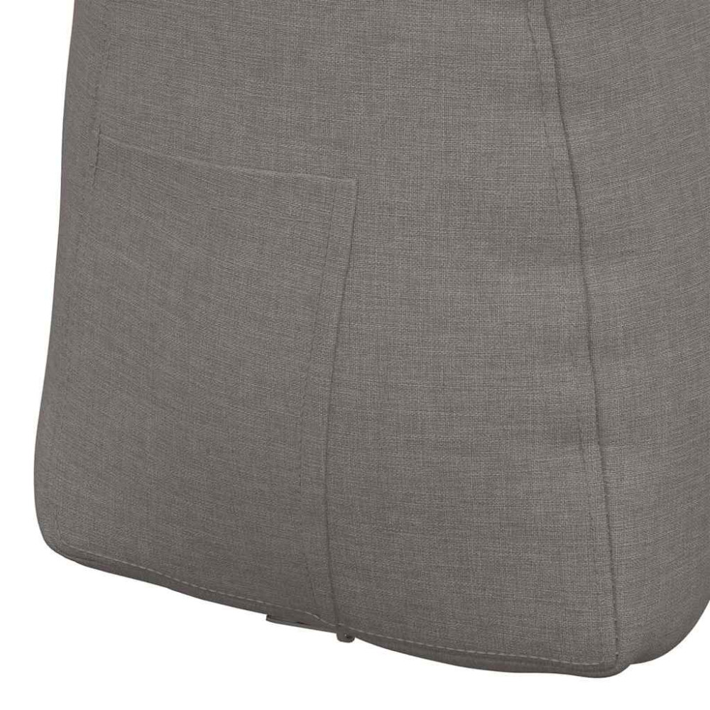 Produktbild för Ryggkudde Taupe 45 x 24 x 50 cm tyg