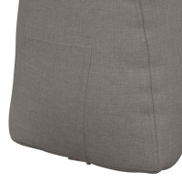 Produktbild för Ryggkudde Taupe 45 x 24 x 50 cm tyg