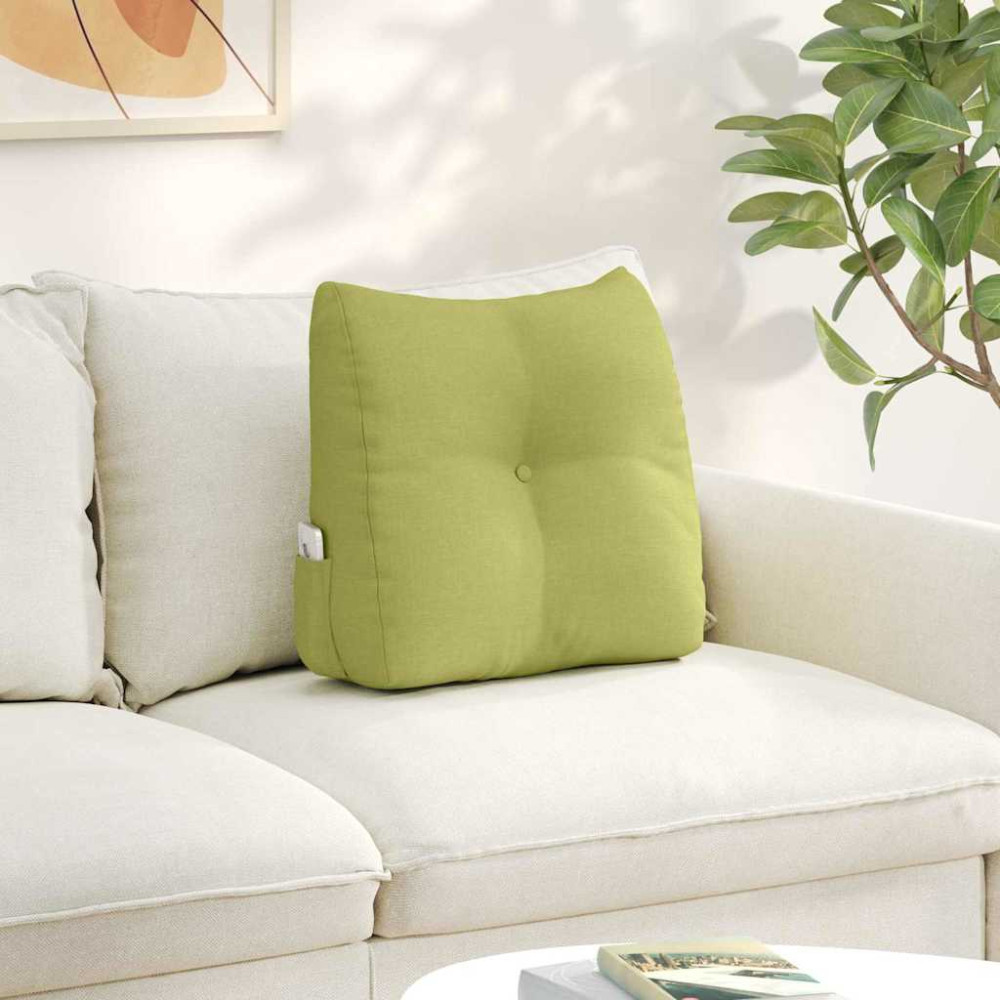 Produktbild för Ryggkudde Ljusgrön 45 x 24 x 50 cm tyg