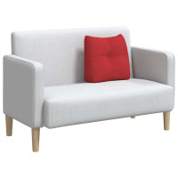 Produktbild för Ryggkudde Röd 45 x 24 x 50 cm tyg