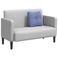 Produktbild för Ryggkudde Jeansblå 45 x 24 x 50 cm tyg