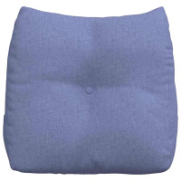 Produktbild för Ryggkudde Jeansblå 45 x 24 x 50 cm tyg