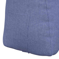 Produktbild för Ryggkudde Jeansblå 45 x 24 x 50 cm tyg