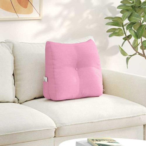 vidaXL Ryggkudde Rosa 45 x 24 x 50 cm tyg