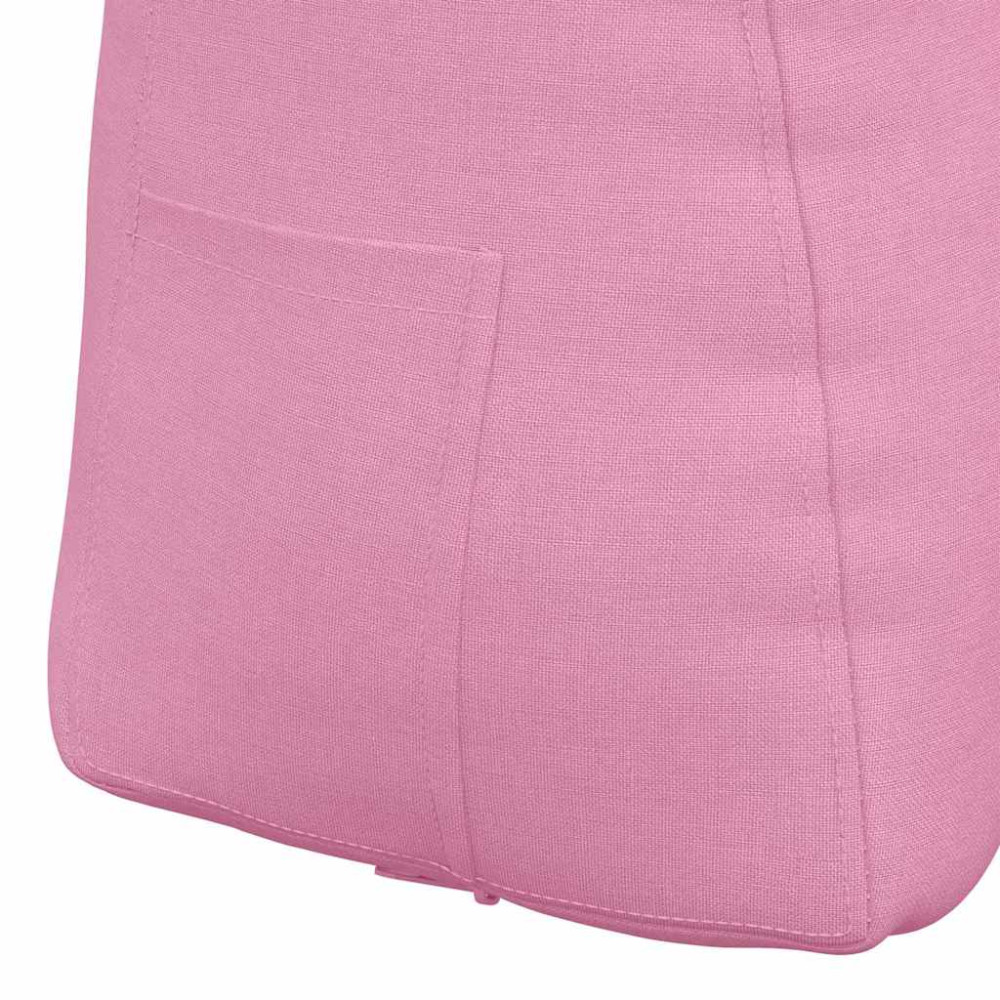 Produktbild för Ryggkudde Rosa 45 x 24 x 50 cm tyg