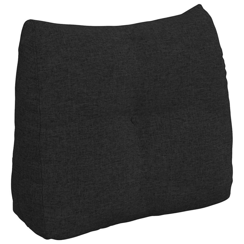 Produktbild för Ryggkudde Svart 60 x 24 x 50 cm tyg