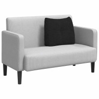 Produktbild för Ryggkudde Svart 60 x 24 x 50 cm tyg