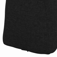 Produktbild för Ryggkudde Svart 60 x 24 x 50 cm tyg