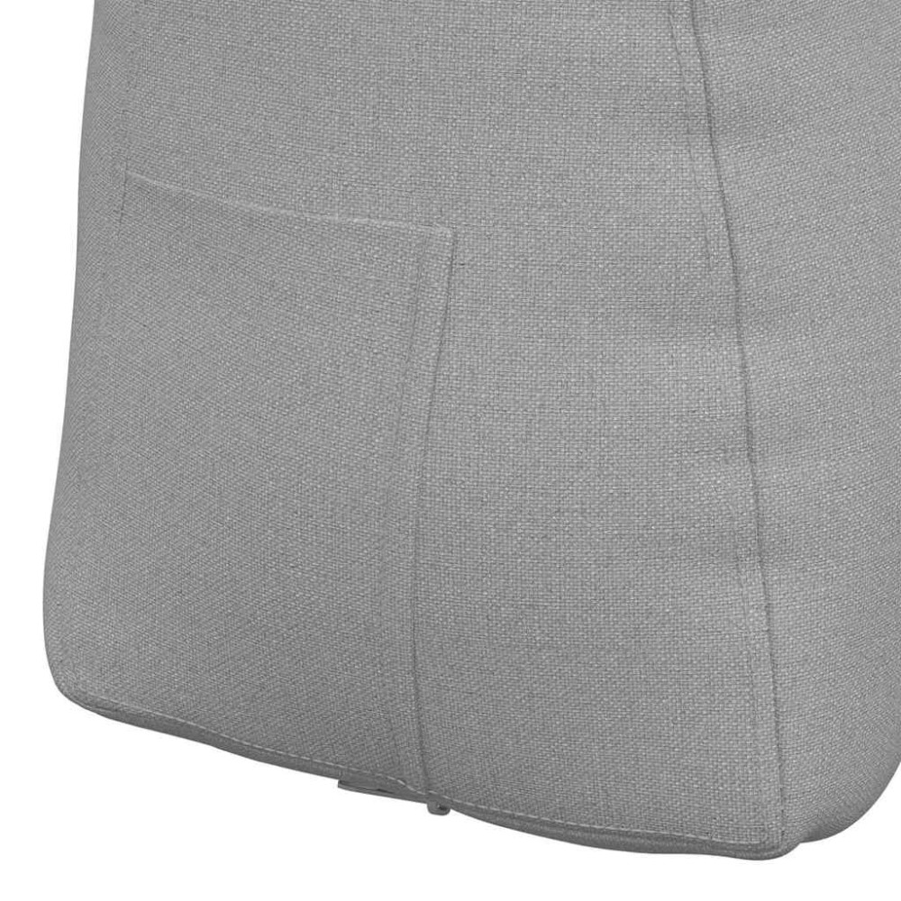 Produktbild för Ryggkudde Moln Grå 60 x 24 x 50 cm tyg