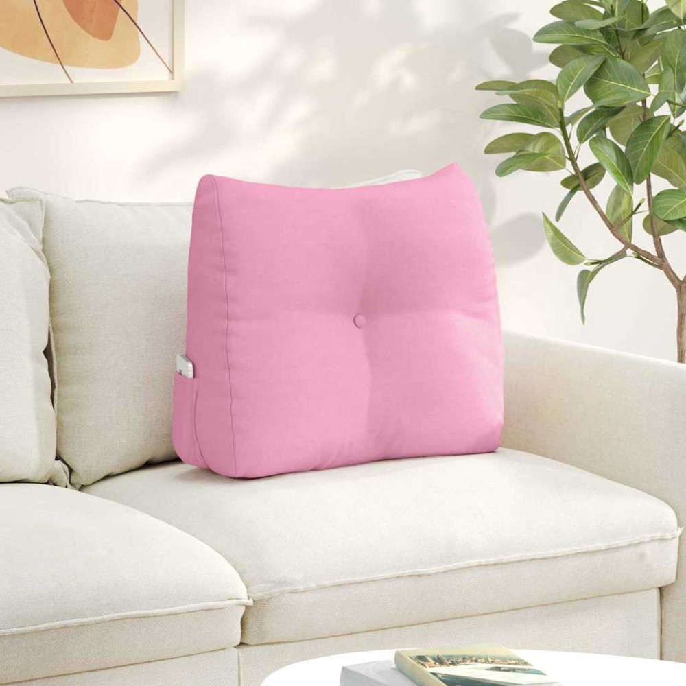 Produktbild för Ryggkudde Rosa 60 x 24 x 50 cm tyg