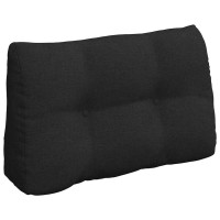 Produktbild för Ryggkudde Svart 80 x 24 x 50 cm tyg