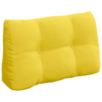 Produktbild för Ryggkudde Ljusgul 80 x 24 x 50 cm tyg