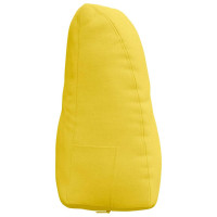 Produktbild för Ryggkudde Ljusgul 80 x 24 x 50 cm tyg