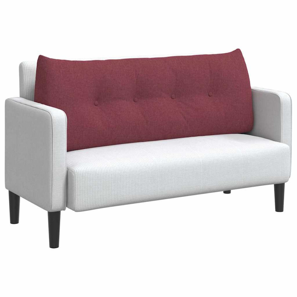 Produktbild för Ryggkudde Vinröd 120 x 24 x 50 cm tyg