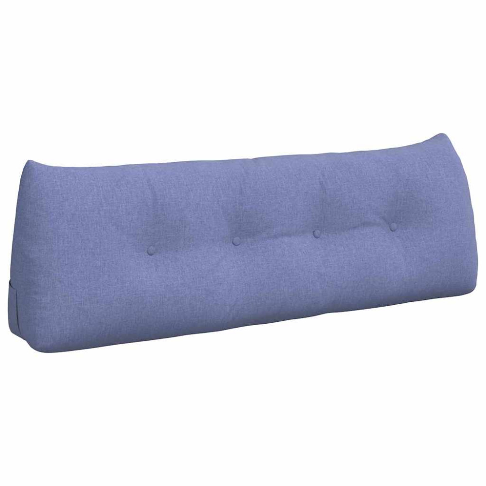 Produktbild för Ryggkudde Jeansblå 140 x 24 x 50 cm tyg