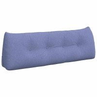 Produktbild för Ryggkudde Jeansblå 140 x 24 x 50 cm tyg