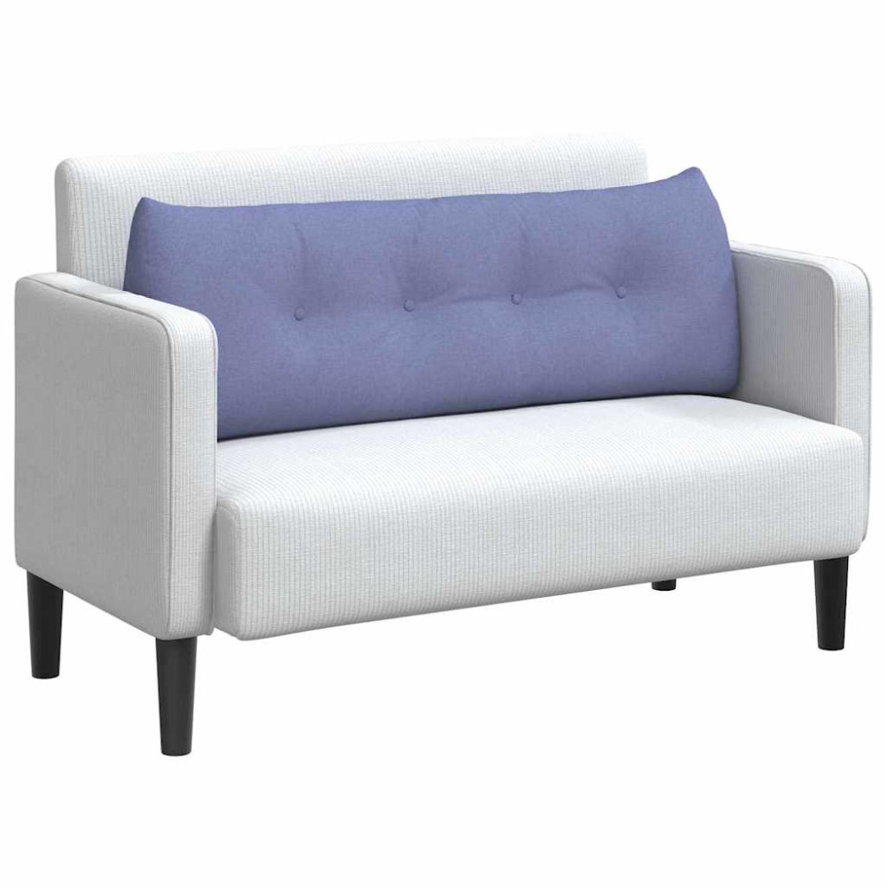 Produktbild för Ryggkudde Jeansblå 140 x 24 x 50 cm tyg