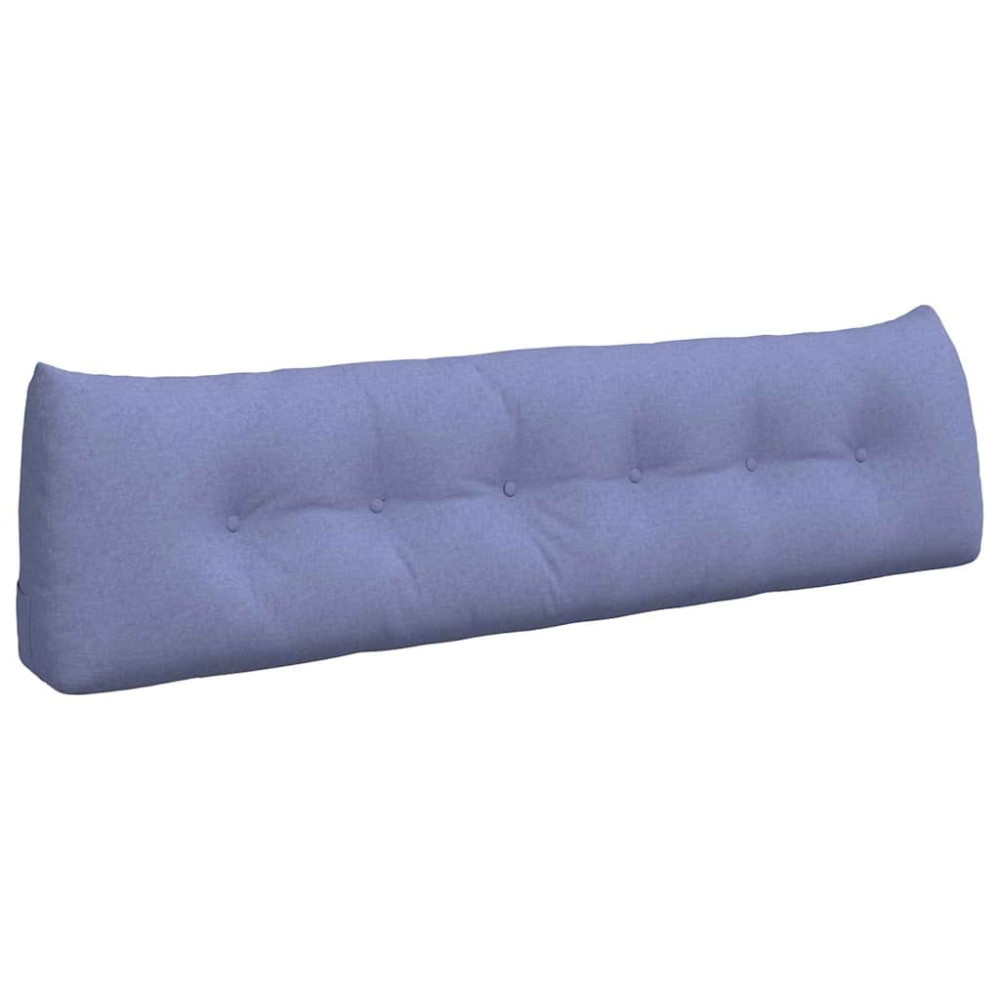 Produktbild för Ryggkudde Jeansblå 180 x 24 x 50 cm tyg