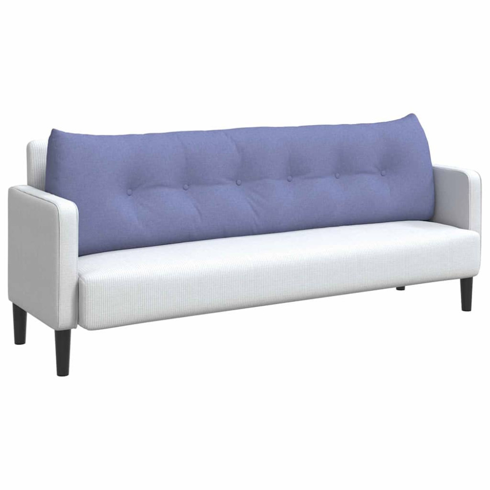 Produktbild för Ryggkudde Jeansblå 180 x 24 x 50 cm tyg