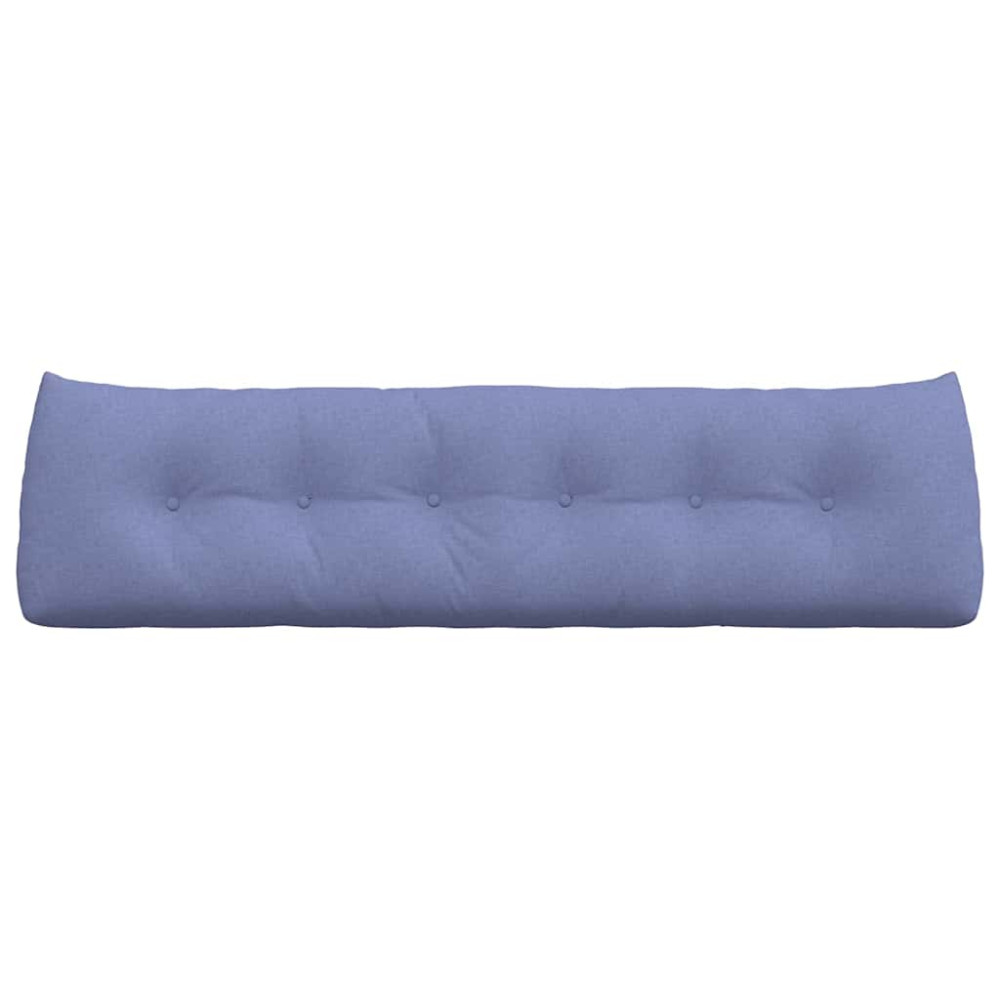 Produktbild för Ryggkudde Jeansblå 180 x 24 x 50 cm tyg